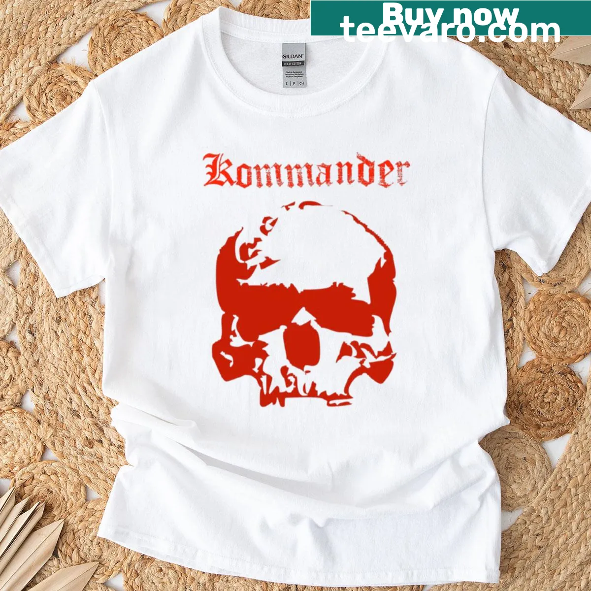 Edgy T-shirt featuring an intricate skull illustration. — on a men's t-shirt