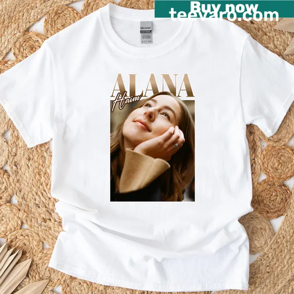 Illustrated T-shirt featuring Alana from Licorice Pizza