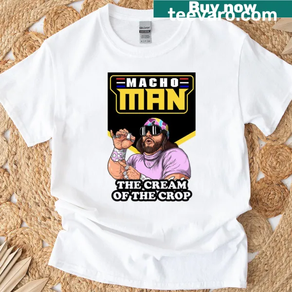 Funny Macho Man t-shirt with a dynamic graphic
