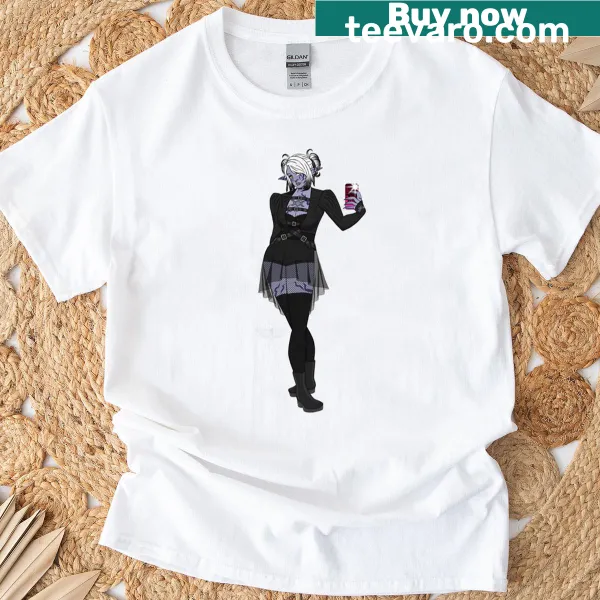 Minimalist hand-lettered Maddie Saja art on t-shirt