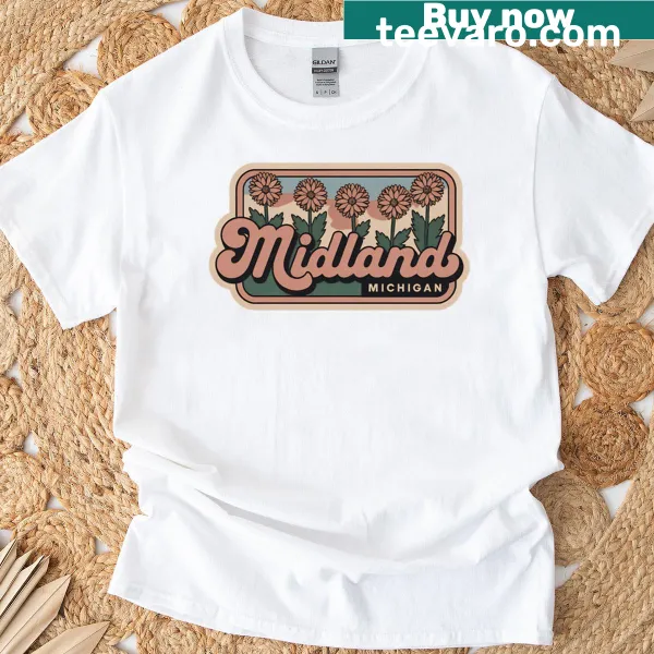 Vintage flowers oversized T-shirt inspired by the 70s