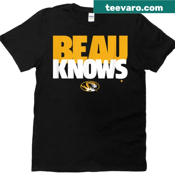 Illustration of Beau Pribula with Missouri Tigers football theme