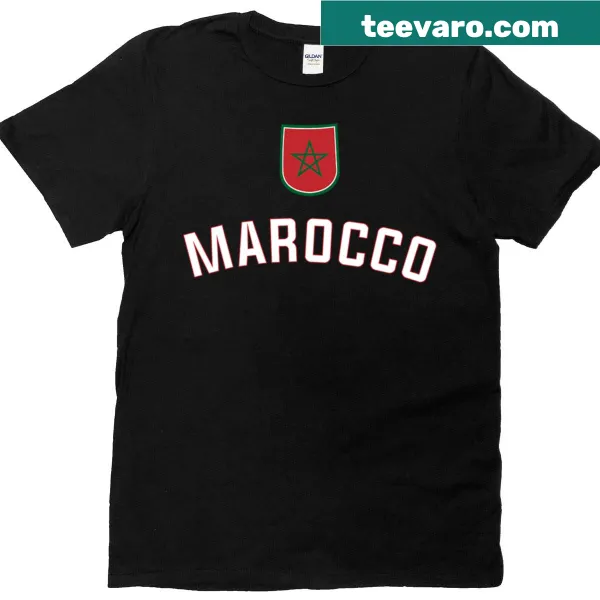 T-shirt featuring a graphic inspired by Moroccan sports