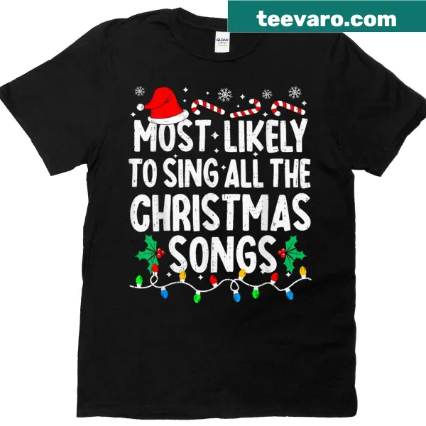 Funny Christmas shirt for singers featuring a playful phrase