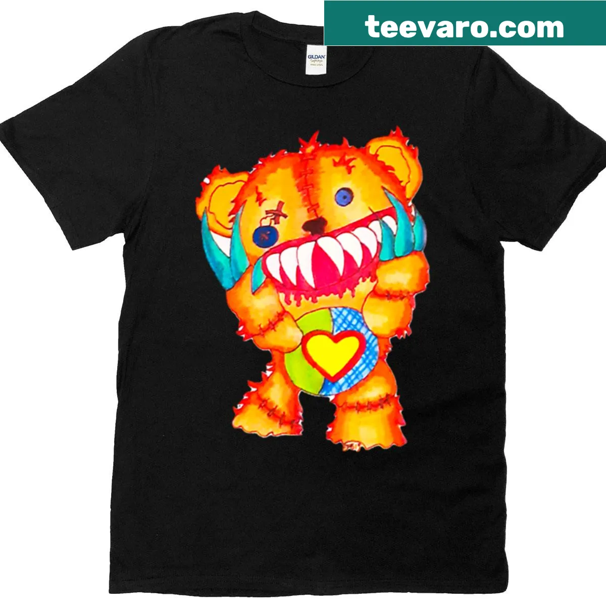 Funny t-shirt with cartoon raccoon design and Raccoon Whisperer text — on a men's t-shirt