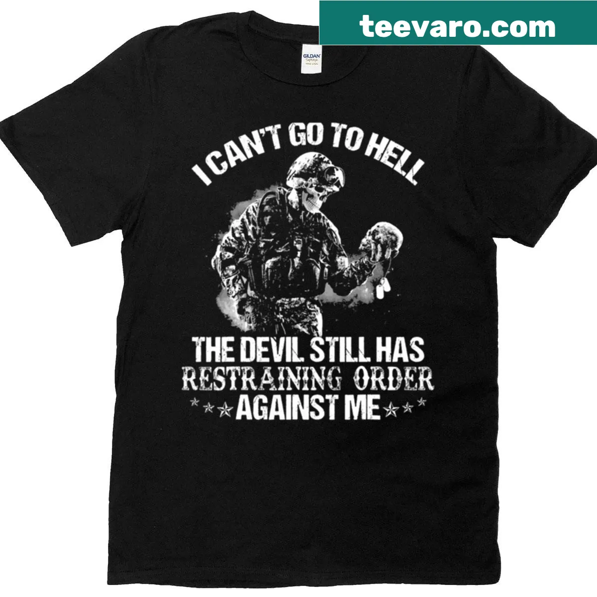 Veteran Quote T-shirt showcasing a heartfelt message — on a men's t-shirt