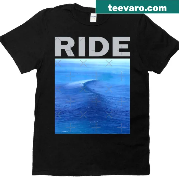 Funny T-shirt with the words 'Ride Nowhere' in bold typography