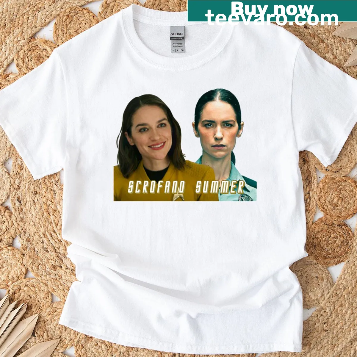 Charming summer illustration on a T-shirt — on a men's t-shirt