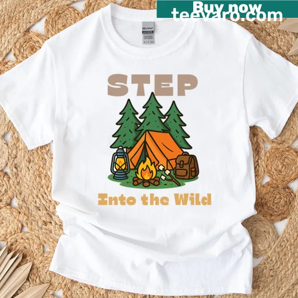 Vintage distressed hiking-themed t-shirt with humorous text