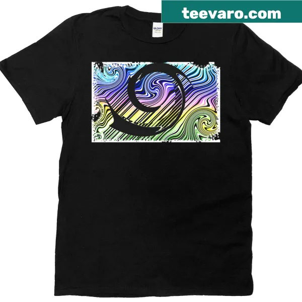 Minimalist abstract typography T-shirt with embracing theme