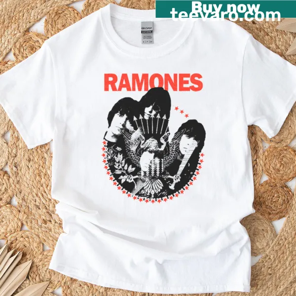Vintage Ramones shirt featuring a bold star seal graphic