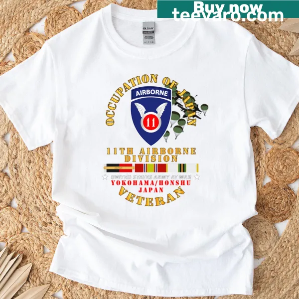 Military tribute shirt for the 11th Airborne Division.