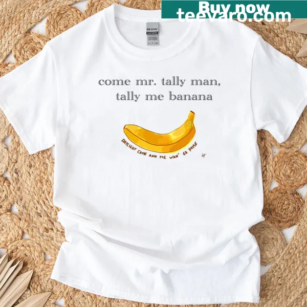 Nostalgic T-shirt inspired by the classic Banana Boat Song