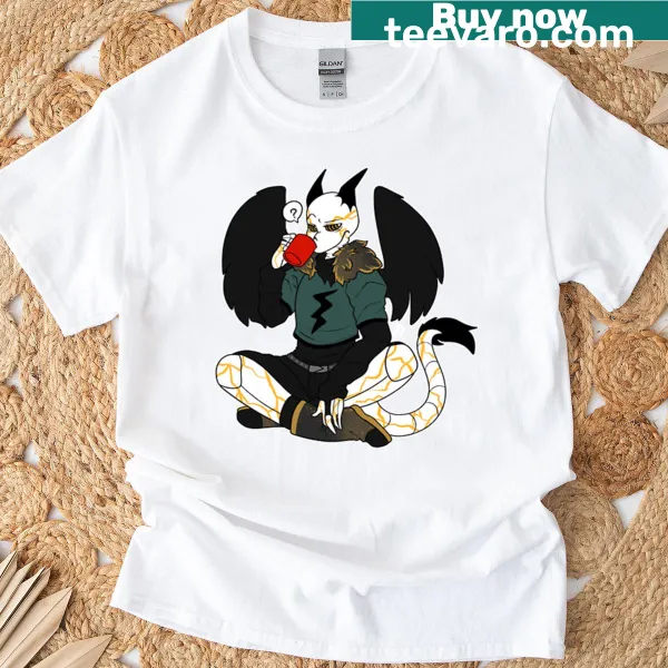 Illustration t-shirt featuring Barnes Coffee design celebrating coffee culture