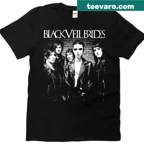 T-shirt featuring Black Veil Brides band artwork