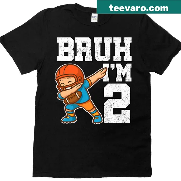 Funny dab pose graphic for a 2nd birthday t-shirt