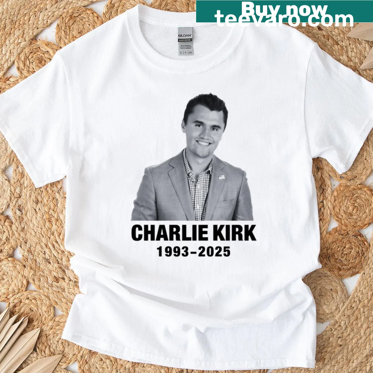 Edgy typographic t-shirt addressing a controversial topic — on a men's t-shirt