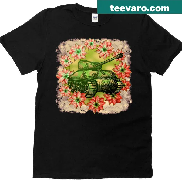 Cheerful Christmas-themed T-shirt with playful graphics