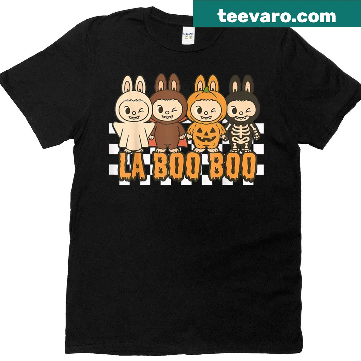 La Boo Boo ghost Halloween t-shirt for kids and adults — on a men's t-shirt