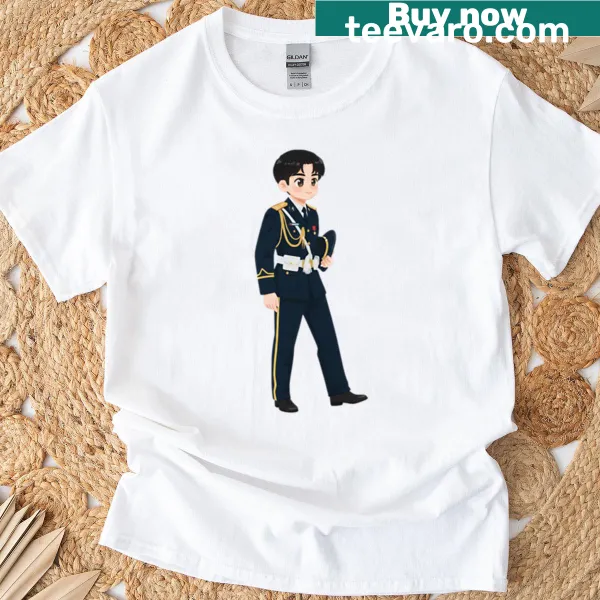 Anime Vietnamese soldier graphic t-shirt
