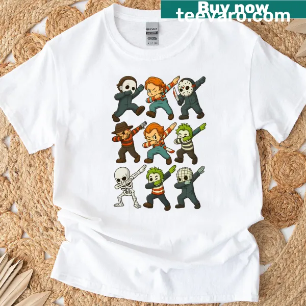 Funny dabbing ghost skeleton graphic T-shirt