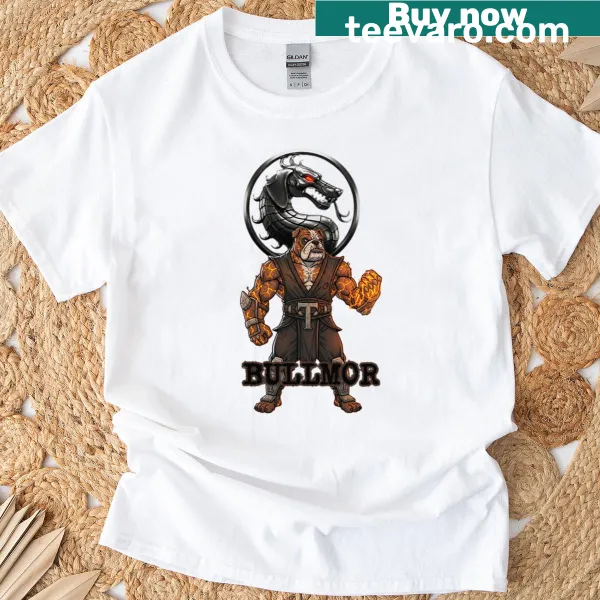 Illustrative combat dog graphic on a shirt for dog lovers