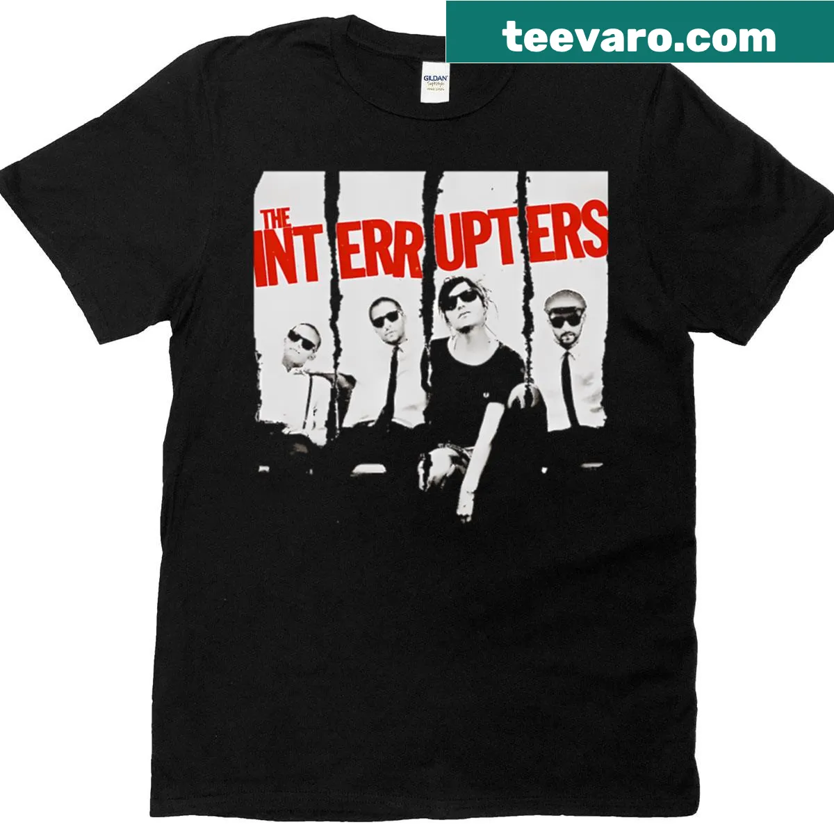 Vintage-style t-shirt featuring ska punk band graphics — on a men's t-shirt