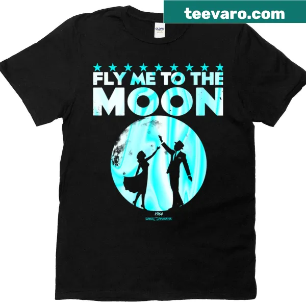 T-shirt with whimsical rocket and star illustrations