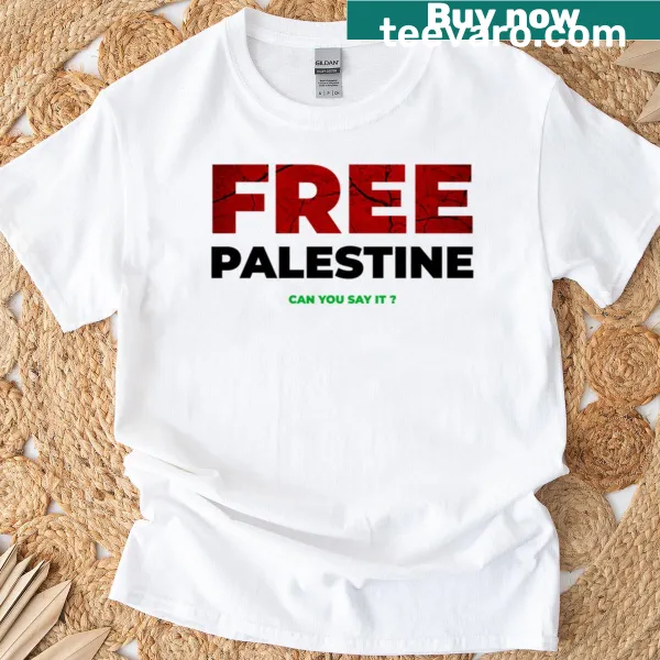 Strong message on Free Palestine T-shirt promoting social justice
