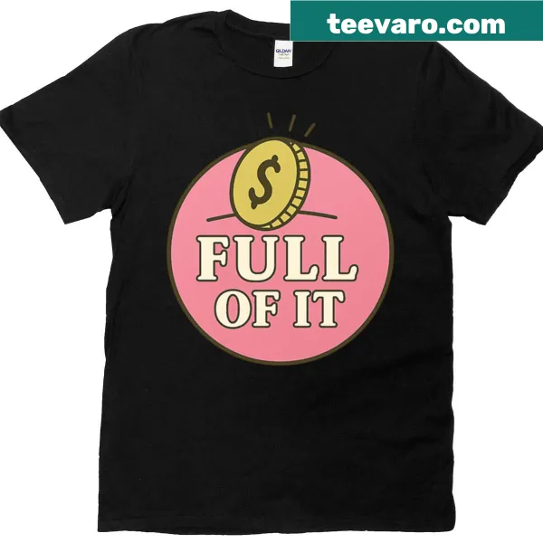 Disney-themed piggy bank graphic with 'Full Of It' text