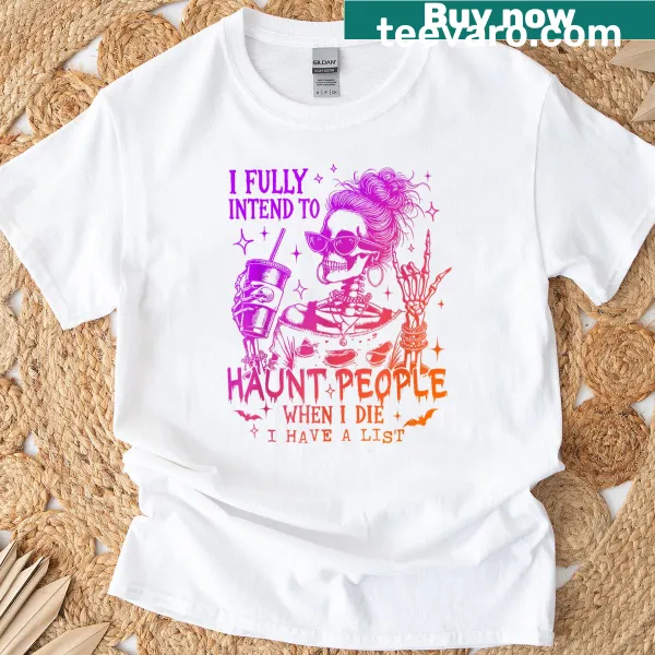 Humorous graphic design on T-shirt