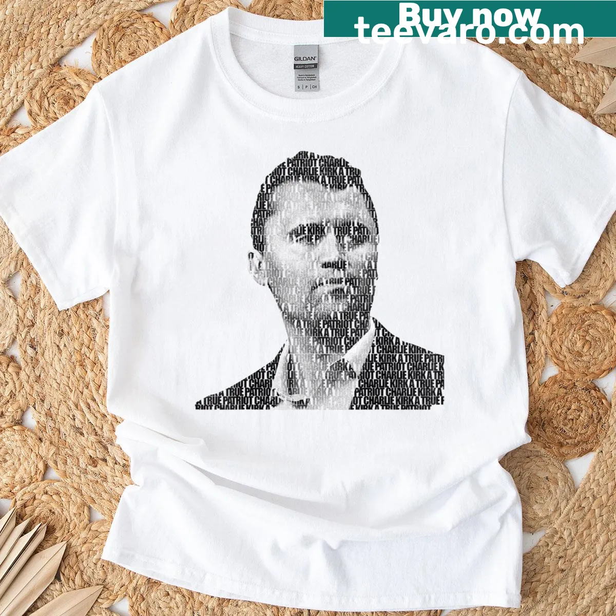 T-shirt with 'I Am Charlie' text promoting freedom of speech — on a men's t-shirt