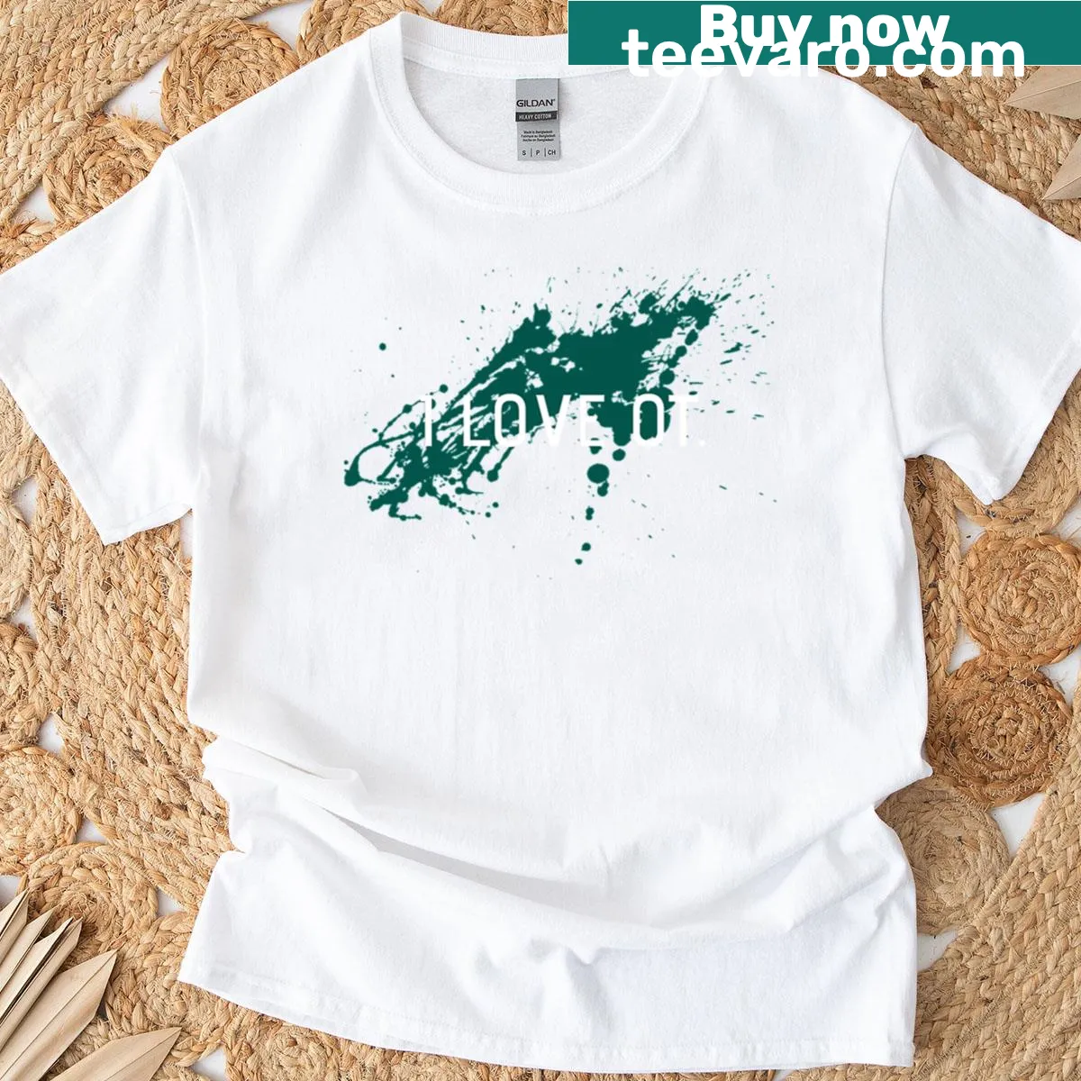 T-shirt with 'I Love OT' text celebrating occupational therapy — on a men's t-shirt