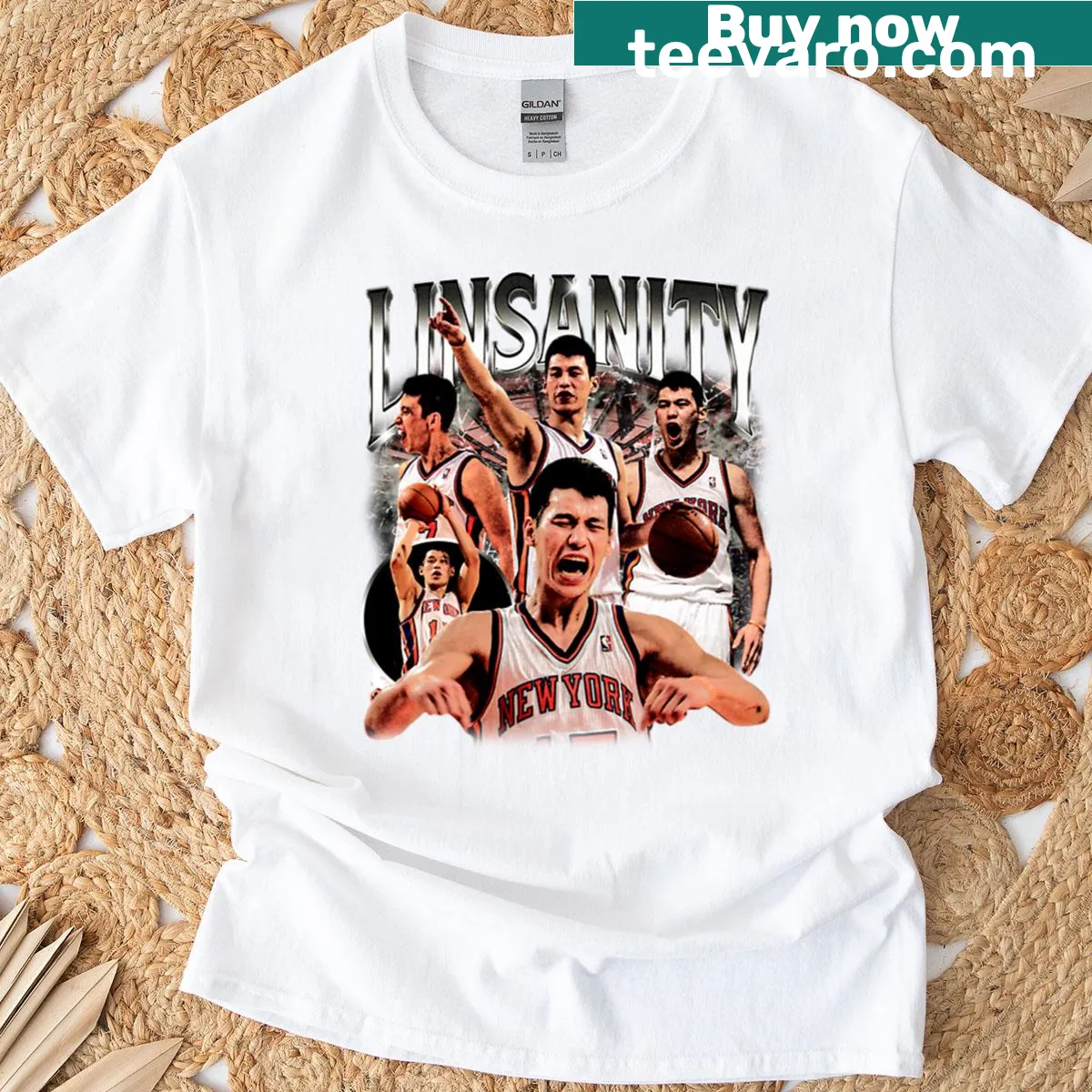 Retro graphic t-shirt inspired by 90s culture — on a men's t-shirt