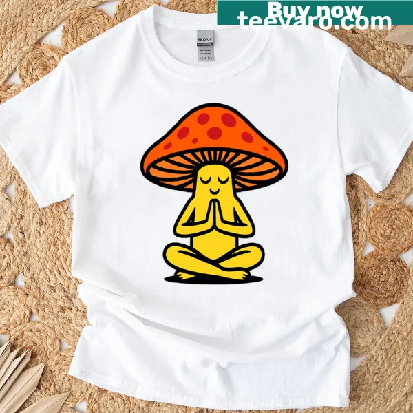 Cartoon Mushroom Guy graphic T-shirt