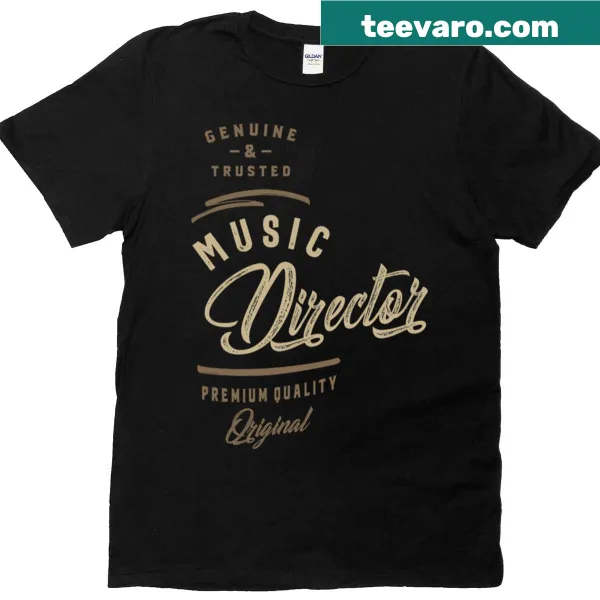 T-shirt with 'Music Director' text for music professionals