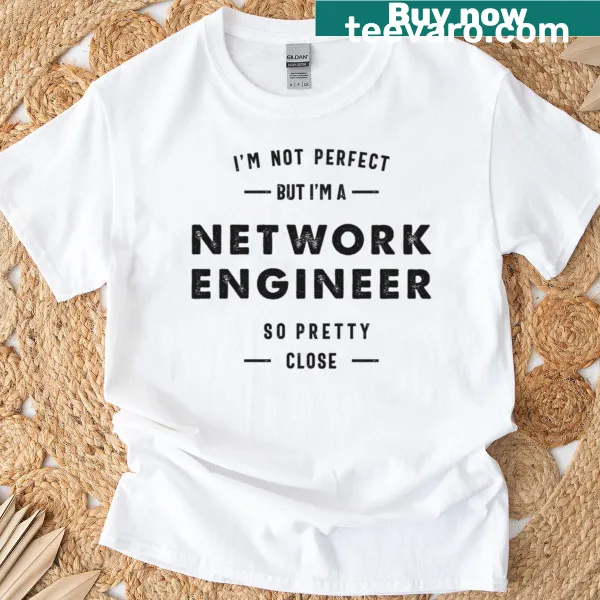 Clever typography design for network engineers on a T-shirt