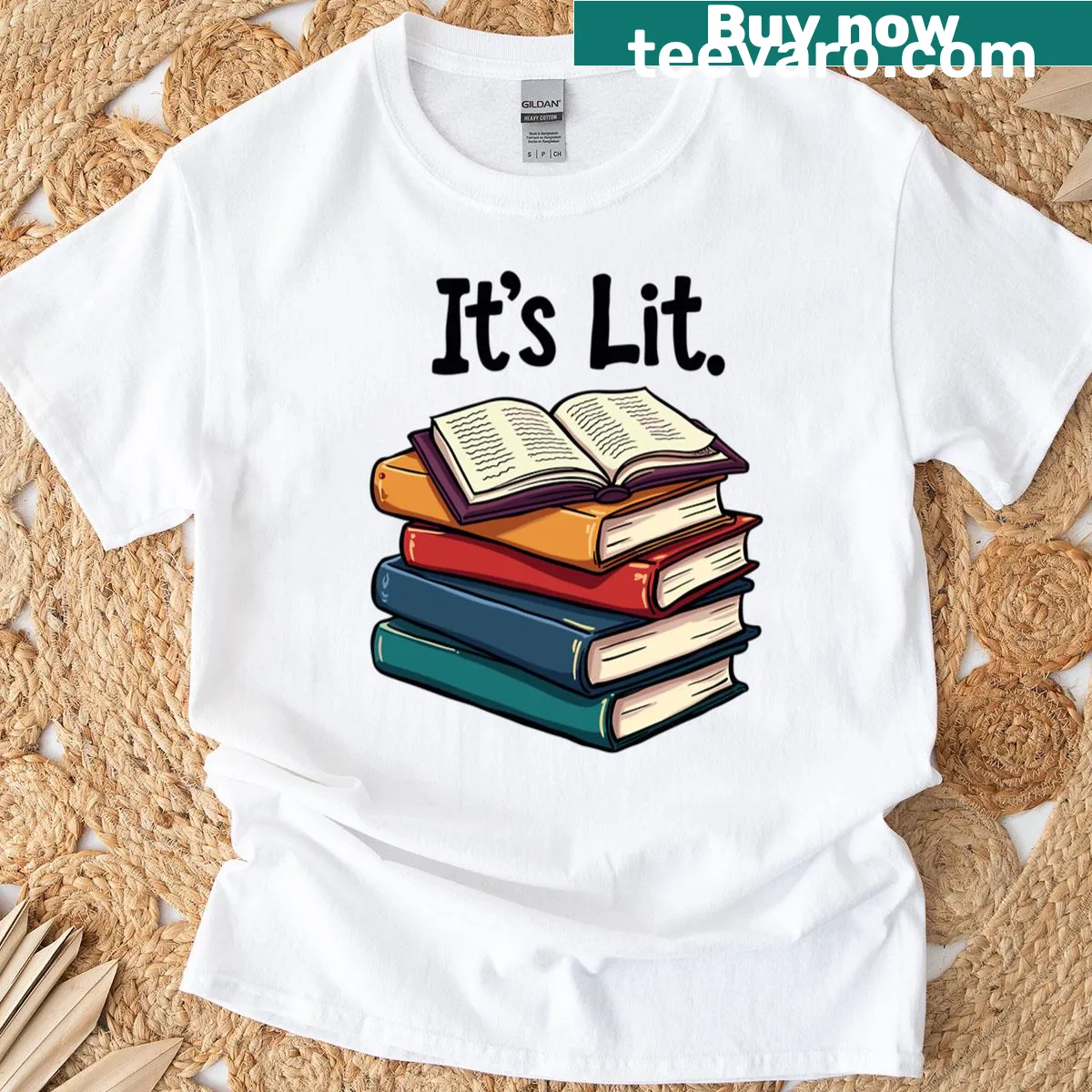 Teacher T-shirt with uplifting typography celebrating educators — on a men's t-shirt