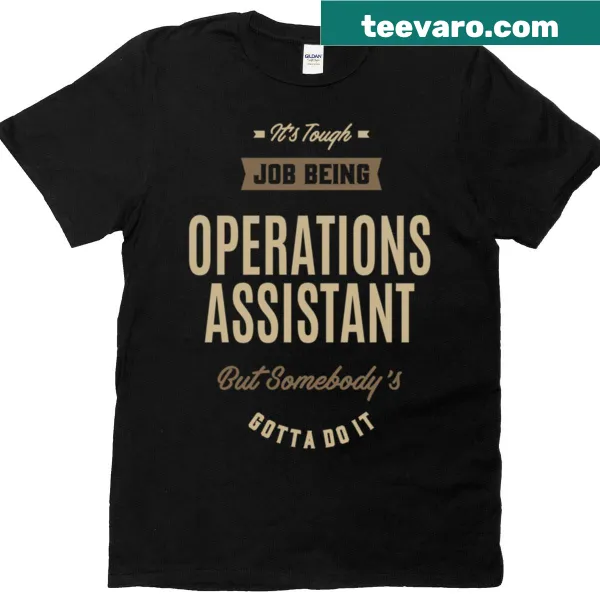 Operations Assistant t-shirt with professional design