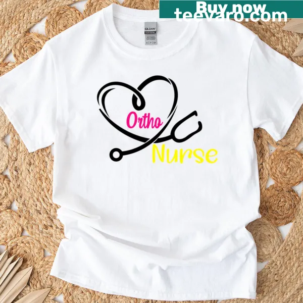 T-shirt for orthopedic nurses with 'Ortho Nurse' text