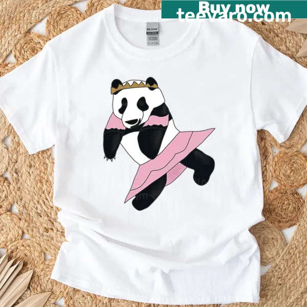 Cute Panda Ballerina graphic t-shirt for kids
