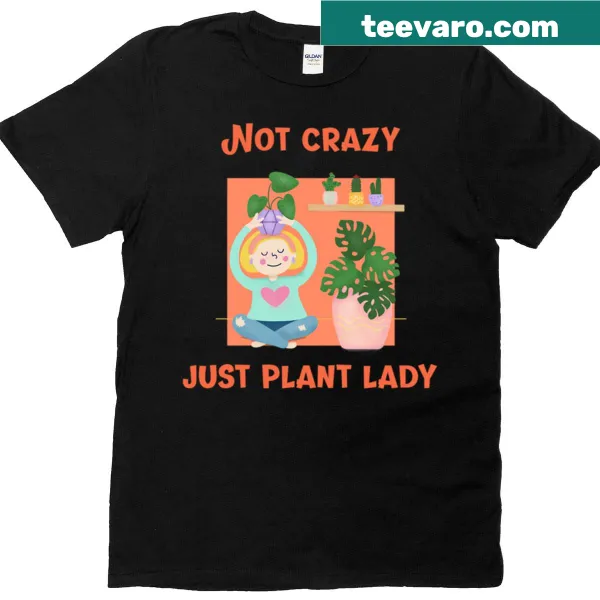 T-shirt featuring a charming Plant Lady design