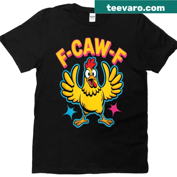 Funny T-shirt with rooster quote meme graphic
