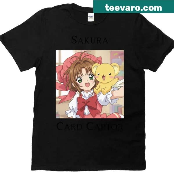 Illustration of Sakura and Kero in a whimsical design