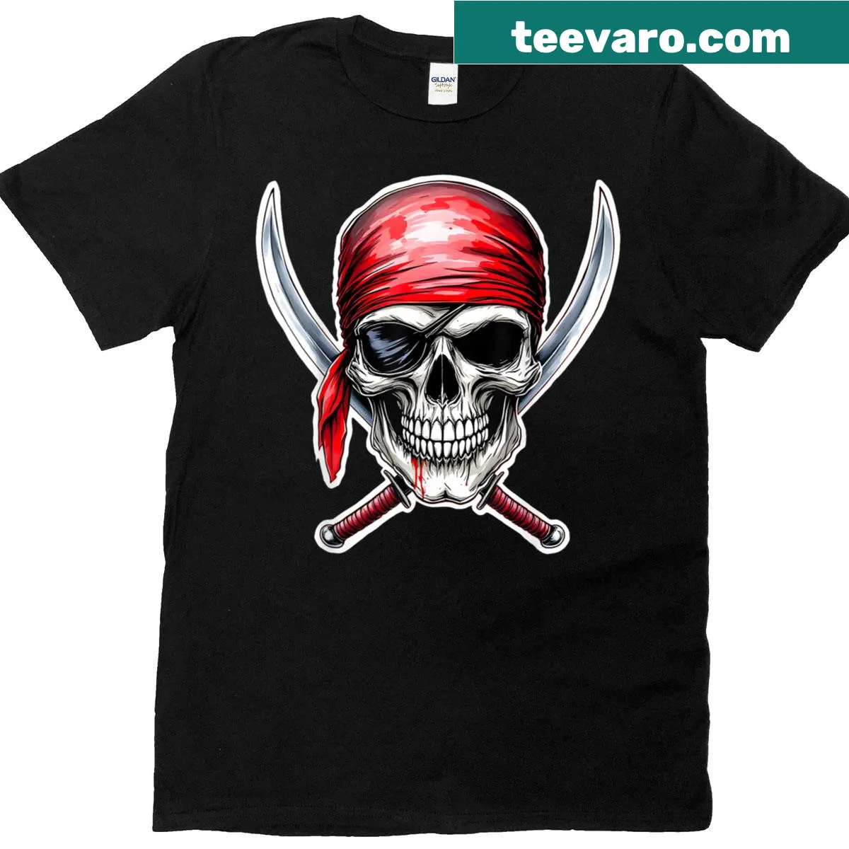 Whimsical skeleton costume graphic on a Halloween-themed t-shirt — on a men's t-shirt