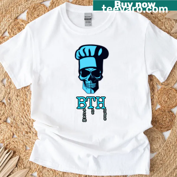 Playful Skull Chef design T-shirt