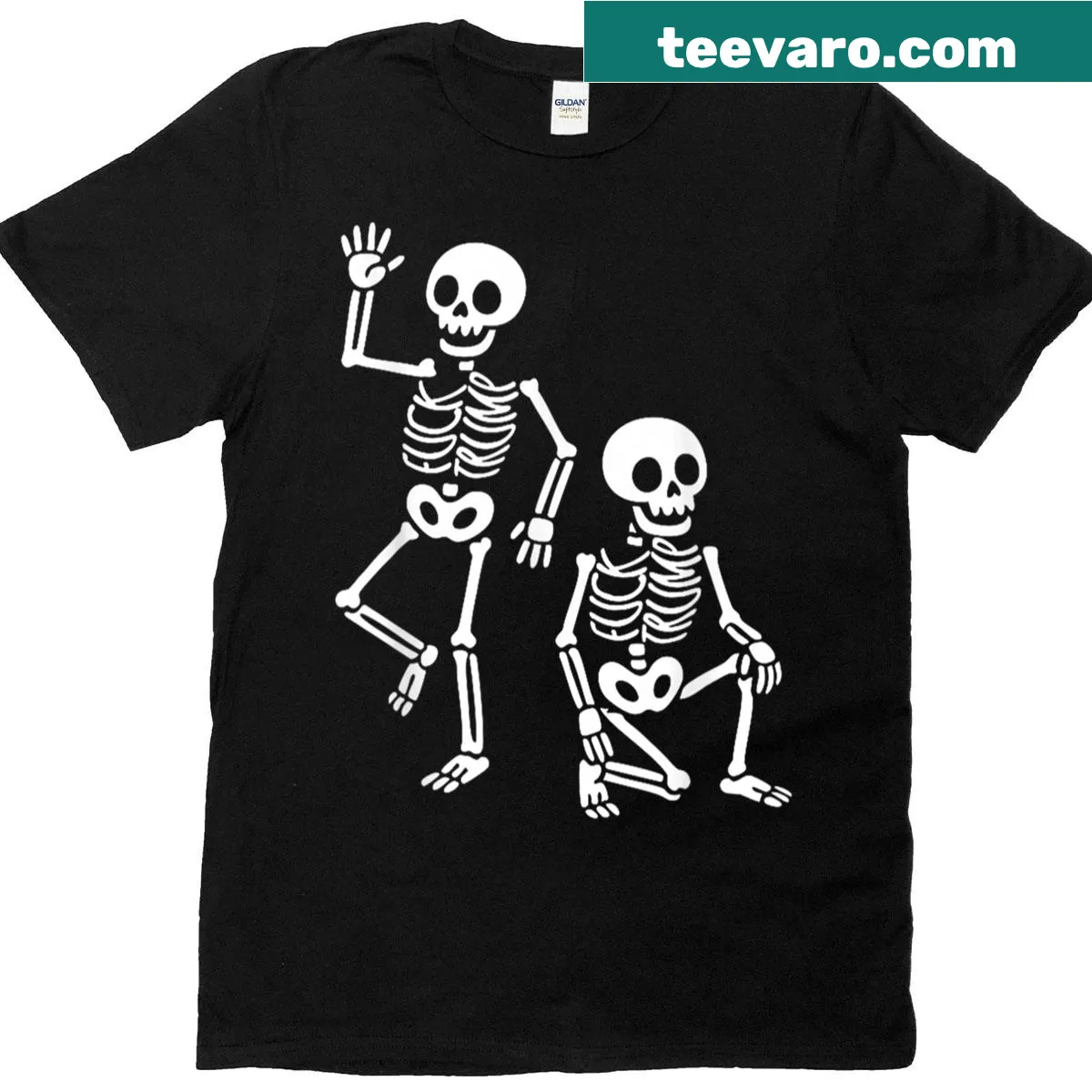 Text design that reads 'Spooky Fun' in a playful font — on a men's t-shirt