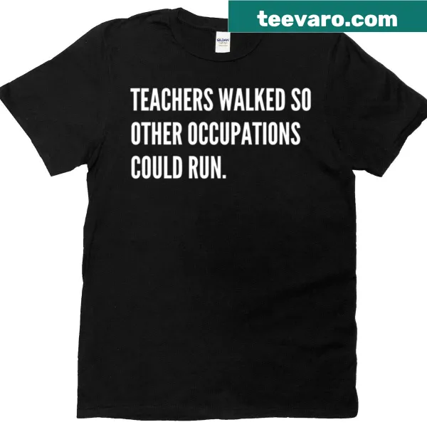 Witty typography T-shirt for teachers with a humorous phrase