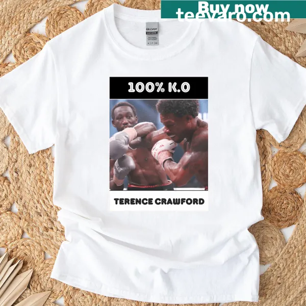 T-shirt celebrating Terence Crawford's knockout achievements