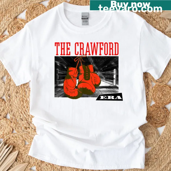 Funny boxing illustration T-shirt celebrating The Crawford Era